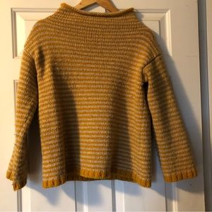 Babaa Ochre Striped Sweater